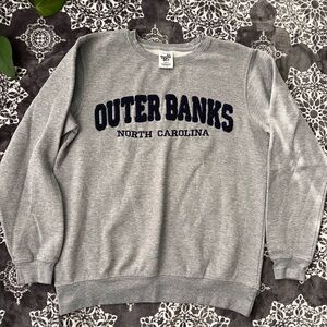 Outer Banks Gray Crewneck Sweater